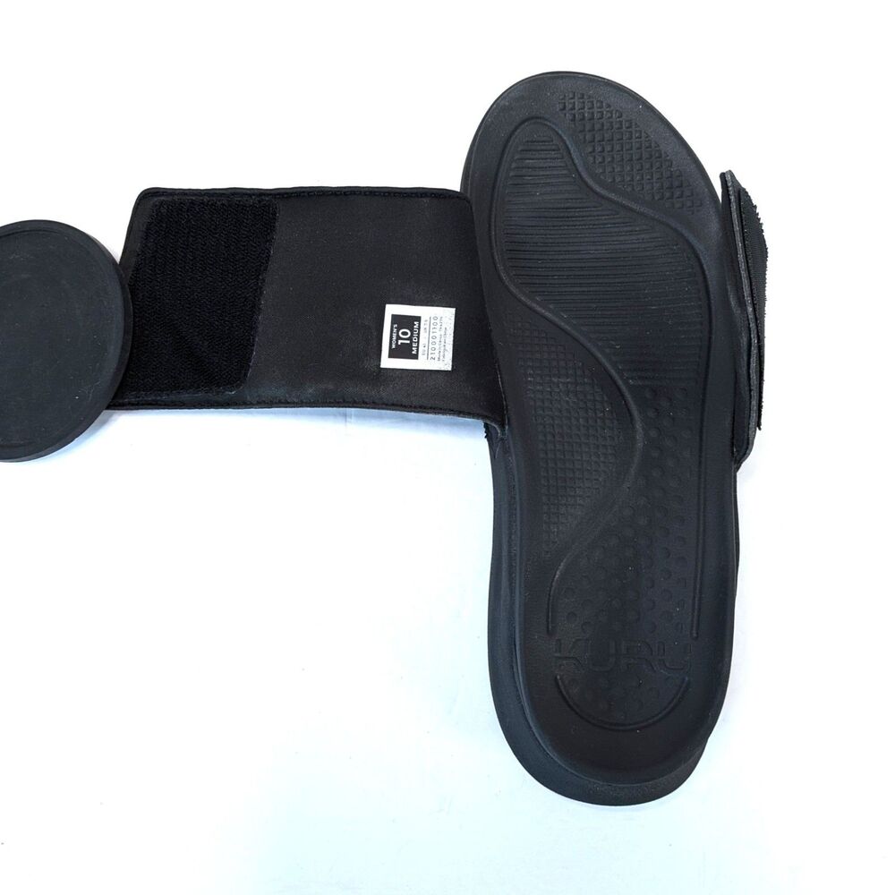 Kuru Moment Womens Size 10M Platform Slide Sandal Black Peach Ortho Recovery - Picture 9 of 14